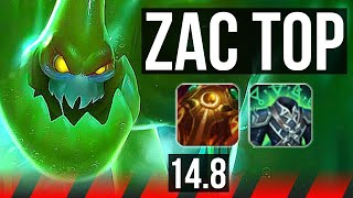 ZAC vs K'SANTE (TOP) | Rank 3 Zac, 6/3/17 | JP Grandmaster | 14.8