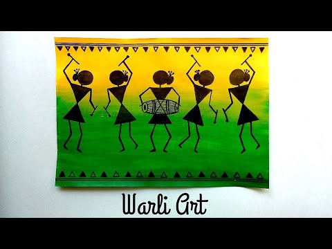 Featured image of post Drawing Beginner Warli Art Painting : How to draw warli art step by step very easily with oil pastels.