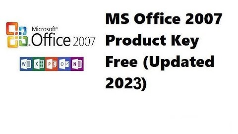 MS Office 2007 install free | download ms office  2007 | in new version 2023