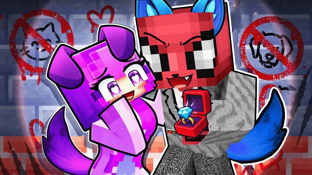 KURT KIZ EVLİLİK TEKLİFİ💖KURT ADAM FAKİR!💍 - KURT ADAM OKUL Minecraft