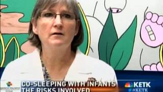 Pediatrician Dr. Monique Mills discusses the risks of infants co-sleeping