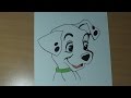Dibujos De Un Perro Animado Para Colorear