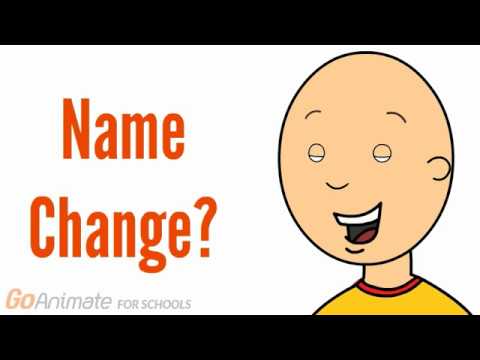 I Want To Change My Channel Name From Caillou Reloaded