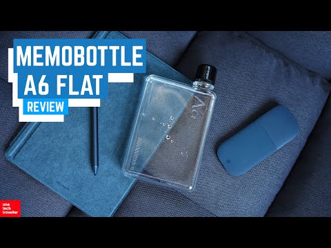 Vidéo: Conception de bouteille d'eau mince et réutilisable exquise inspirée des formats de papier standard