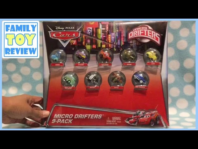 Disney Pixar Cars 2 Micro Drifters 9 Pack from Mattel Outlet Store