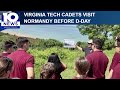 Virginia Tech cadets visit Normandy before D-Day anniversary, honor Medal of Honor recipient