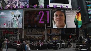 LabCorp on the POLO screen in Times Square, NYC. 06.23.2022