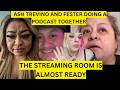 ASH TREVINO AND FESTER DOING A PODCAST TOGETHER