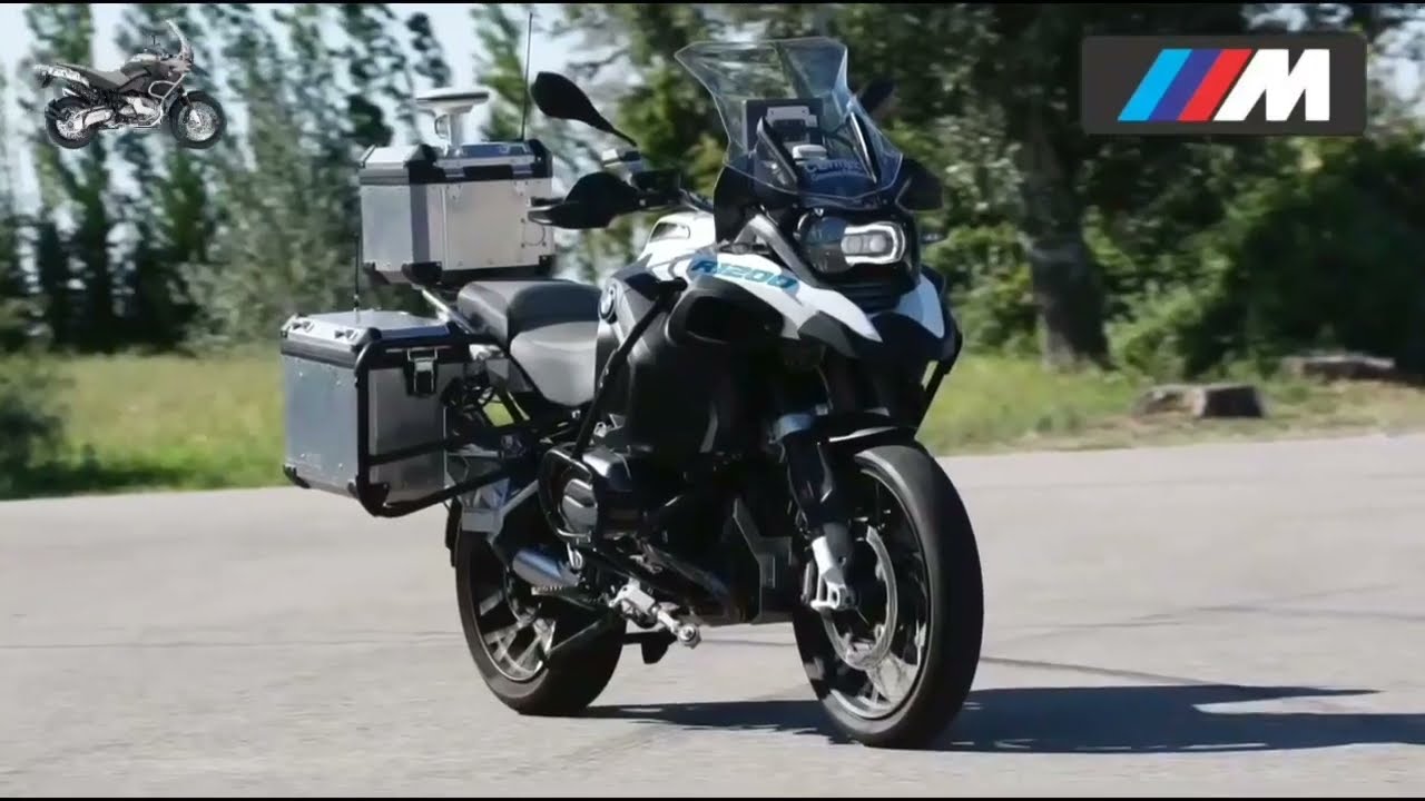 self-driving bike  BMW R1200 GS
