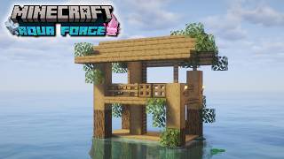 Minecraft AquaForge! Fishing Hut & Nautilus Adventures!