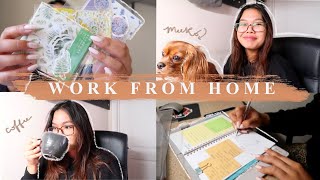 VLOG: WORK FROM HOME | Productivity, Amazon Haul, Multitasking