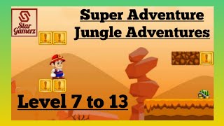Super Adventure Level 7 to 13 - Jungle Adventures | Enjoy Mario version 2.0 screenshot 4