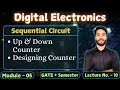 L-5.10 Up & Down Counter | Designing Counter | Sequential Circuit | Digital Logic