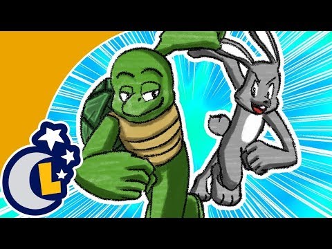 El Cuento de La Liebre y La Tortuga. Cuentos para Niños. Lunacreciente