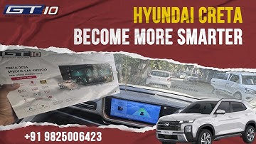 Hyundai Creta Upgrade with GT10 Android System | 12.3" Display + 360 Cam + CarPlay Setup