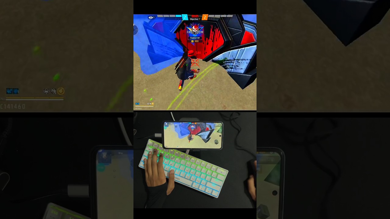 Free Fire Gaming Keyboard|⌨️🖱📱Mix Pro Geek Gamer 