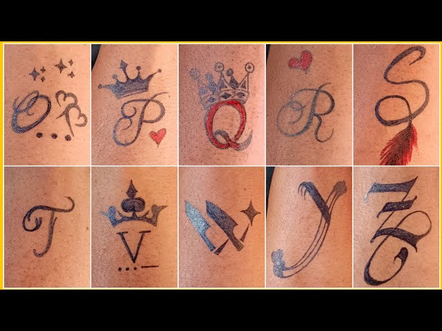 Initials Tattoo Ideas | TattoosAI