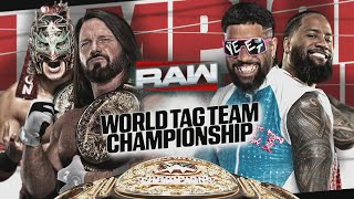 Aj Styles & Dragon Lee Vs The Usos Raw Dec 29, 2025 Part 3
