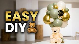 DIY Teddy Bear Centerpiece | Easy & Luxe Baby Shower Decor Ideas! 🧸✨