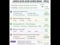 Questions based on Lewis acids and base