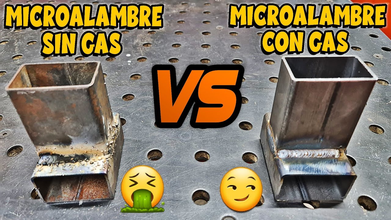 ✓ Micro Alambre Con Gas VS Micro Alambre Sin Gas ❌ - JJ HERRERIA Y MÁS 