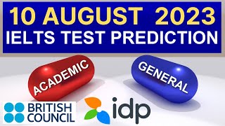 10 August 2023 IELTS Test Prediction By Asad Yaqub