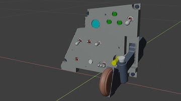 Blender - F16 LANDING GEAR Panel