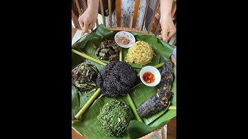 Các món ăn truyền thống tại làng du lịch cộng đồng Ta Lang - du lịch Tây Giang