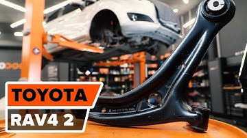 TOYOTA RAV4 első alsó lengőkar csere [ÚTMUTATÓ]