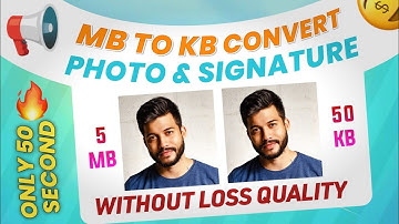 How to Reduce Image Size in KB image Size Converter Online in 1 mintues