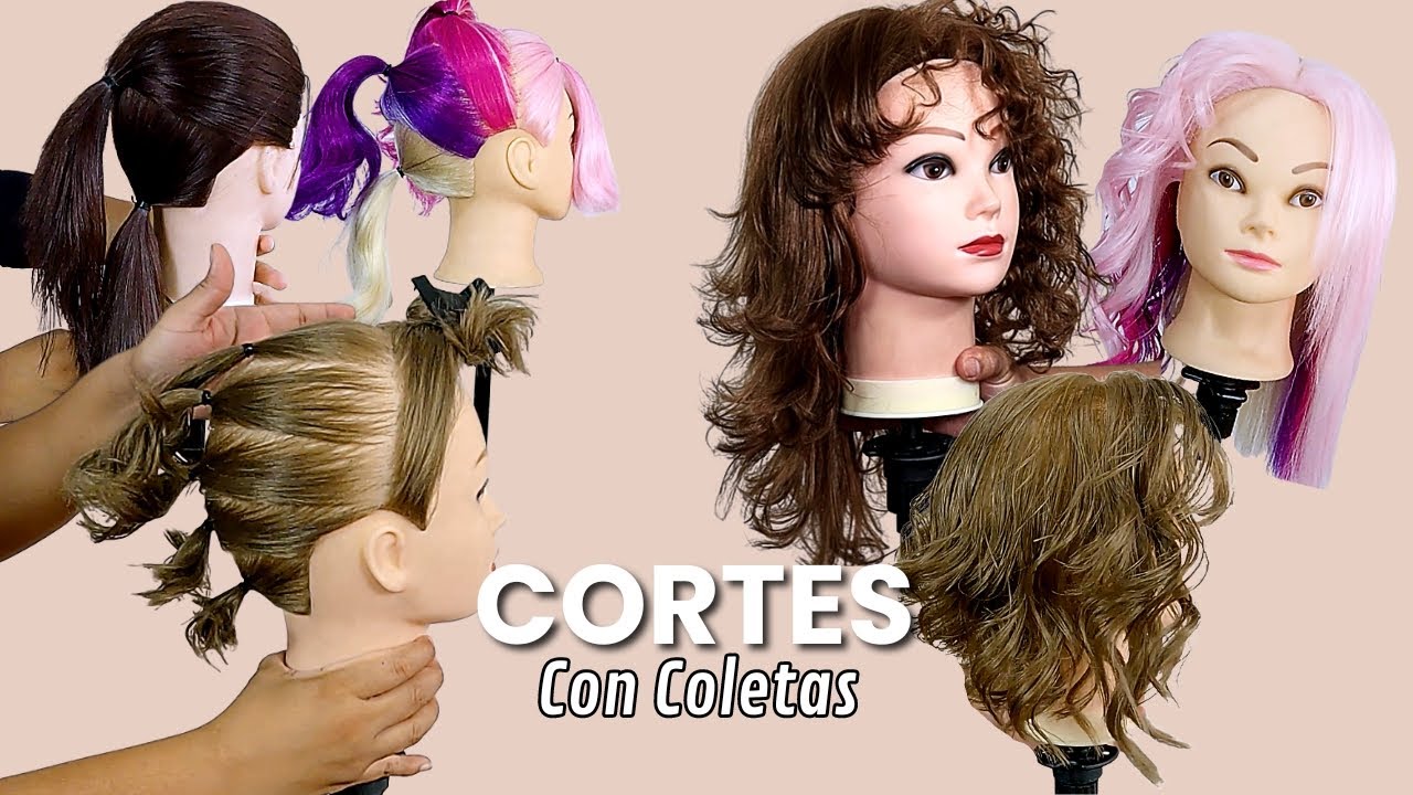 Los Mejores Cortes con COLETAS [ Tendencia 2025 ] ✂️ PonyTail Cut
