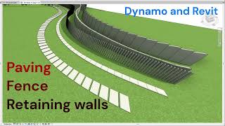 Create paved path, fence or retaining walls on toposurface with Dynamo and Revit