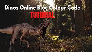 Dinos Online: Blue chat and name (tutorial)