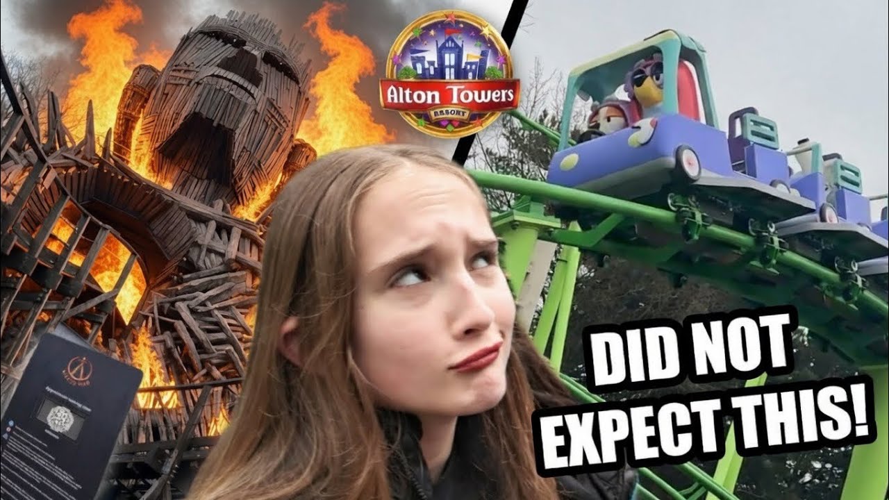 Wicker Man is OPEN at Alton Towers Pirate Takeover! Bluey Rollercoaster is TESTING!