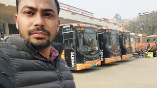 Aligarh to Vrindavan, Mathura Electric Bus Service Started || Rate, Time & Route Full details Video