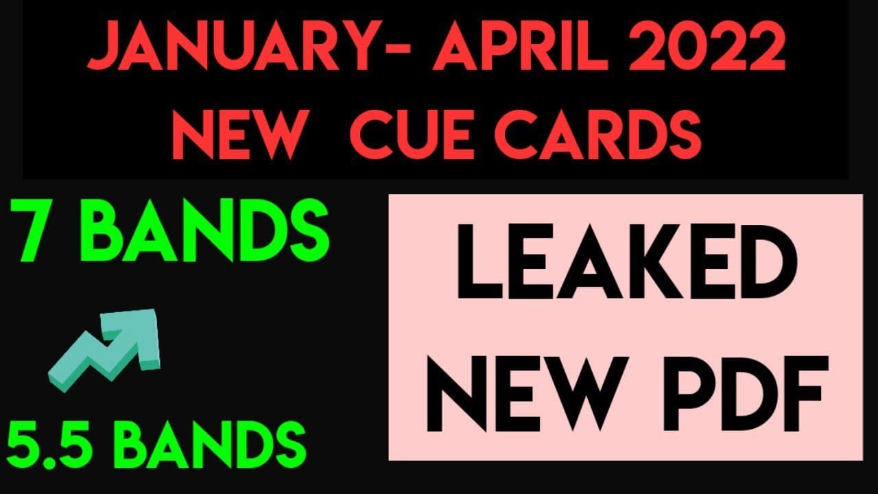 EXPECTED CUE CARDS JAN-APR 2022 | Latest New PDF January - April 2022 Cue Cards