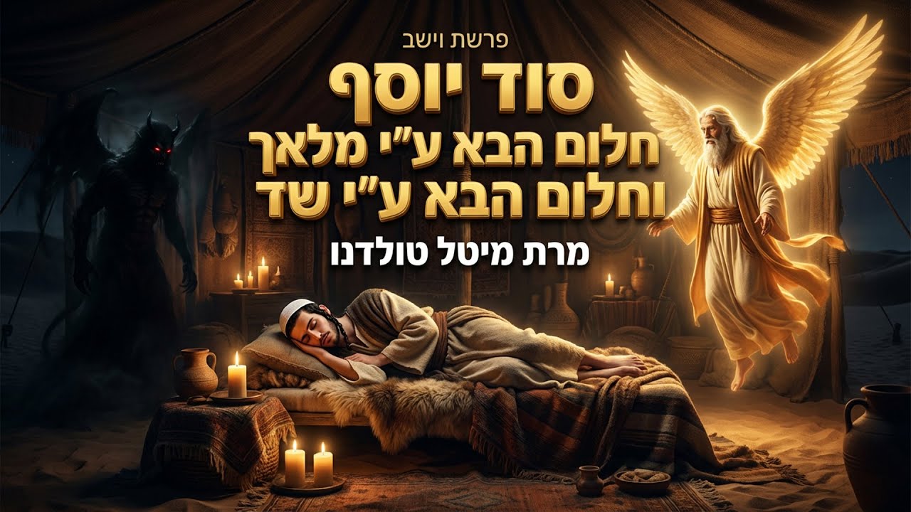 סוד יוסף חלום הבא ע״י מלאך וחלום הבא ע״י שד ✨ בסוד הפרשה - וישב תשפ״ו ✨ מרת מיטל טולדנו