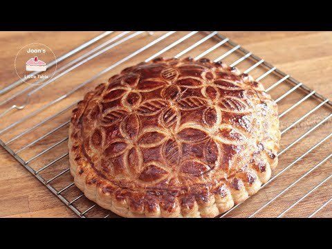 How to make Easy Homemade Galette des Rois  French King Cake Subtitle on