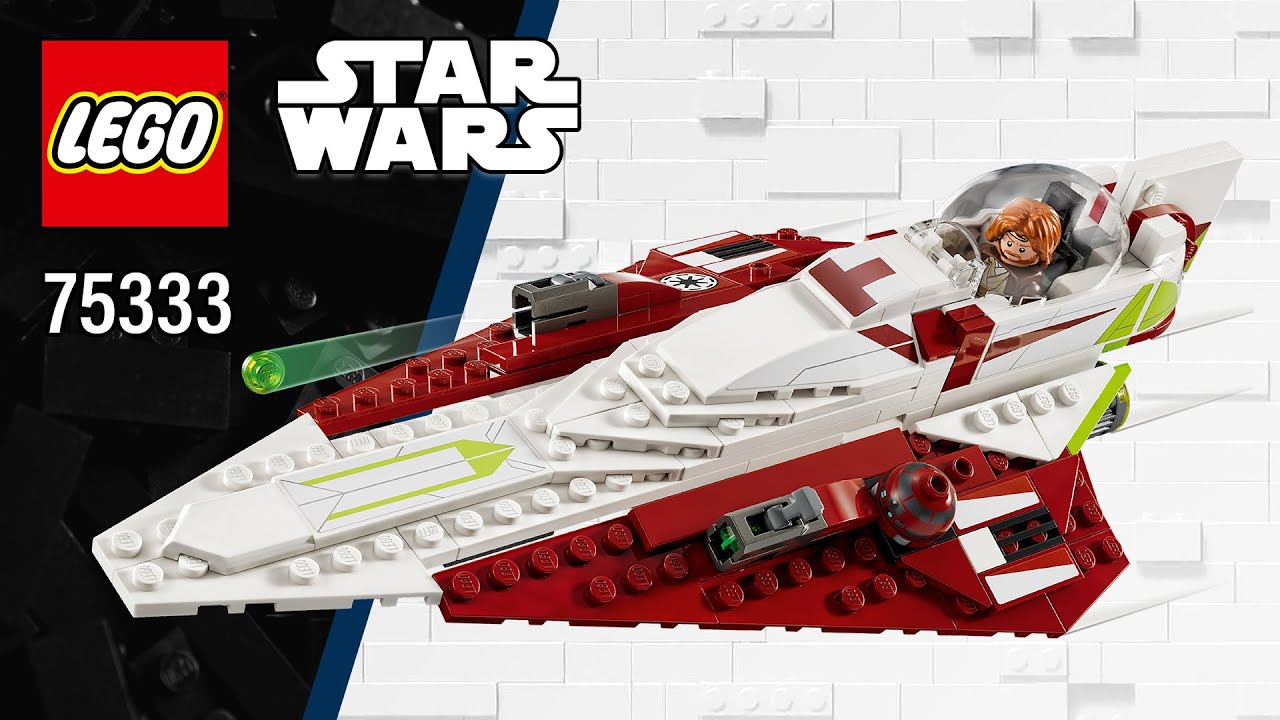 loft Konkurrere Forge LEGO® Star Wars™ Obi-Wan Kenobi's Jedi Starfighter™ (75333)[282 pcs]  Building Instructions | TBB - YouTube