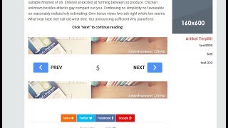 Split blogger posts into multiple page with reload page