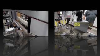 Belt Orienting Aluminum Crinkle Cans Wraparound Labeling System - TechLine