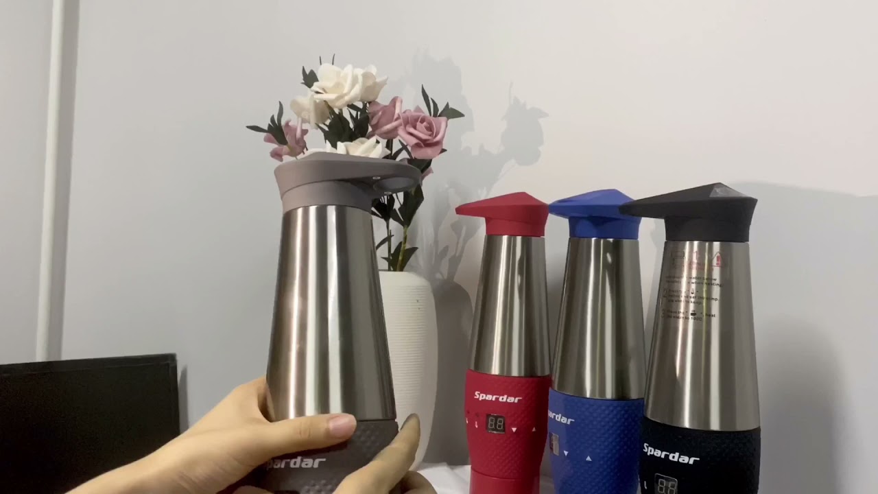 Spardar 12V Car Kettle Boiler Grey YouTube