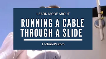 Running an Antenna Cable Through an RV Slide