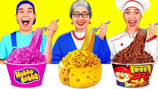 Ben vs Büyükanne Yemek Yapma Mücadelesi |Basit Ve Gizli Mutfak Tüyoları ve Eşyaları PaRaRa Challenge