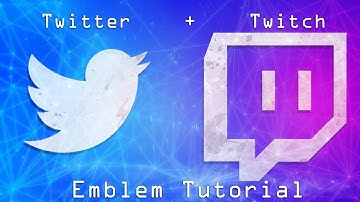 Twitter and Twitch Logo Emblem Tutorial for Advanced Warfare