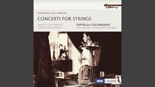 Video thumbnail of "Capella Coloniensis - Concerti a 4 da chiesa in B-Flat Major, Op. 2, No. 9: I. Largo andante"