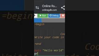How to print messages in Ruby .... #ruby #coding #strings #programming