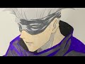 【呪術廻戦】アニメの五条先生を描いてみた!!