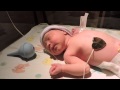 stella mae hand - 1st hour - newborn baby