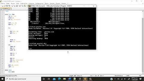 Programación de puertos (Lenguaje ensamblador)
